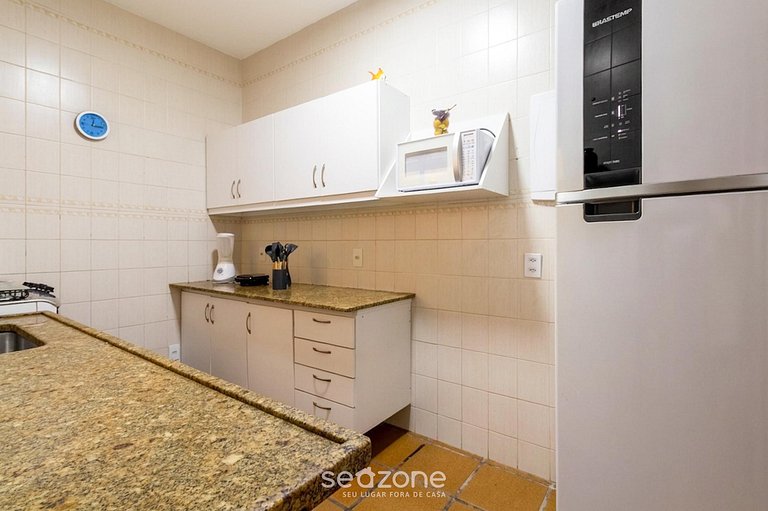 Apto en Cond. c/ Piscina y Vista Mar Braga SRB0101