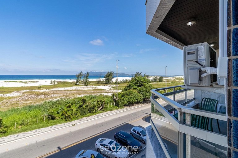 Apto em Cond. c/ Piscina e Vista Mar Braga SRB0101