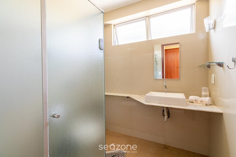 Apto en Cond. c/ Piscina y Vista Mar Braga SRB0101