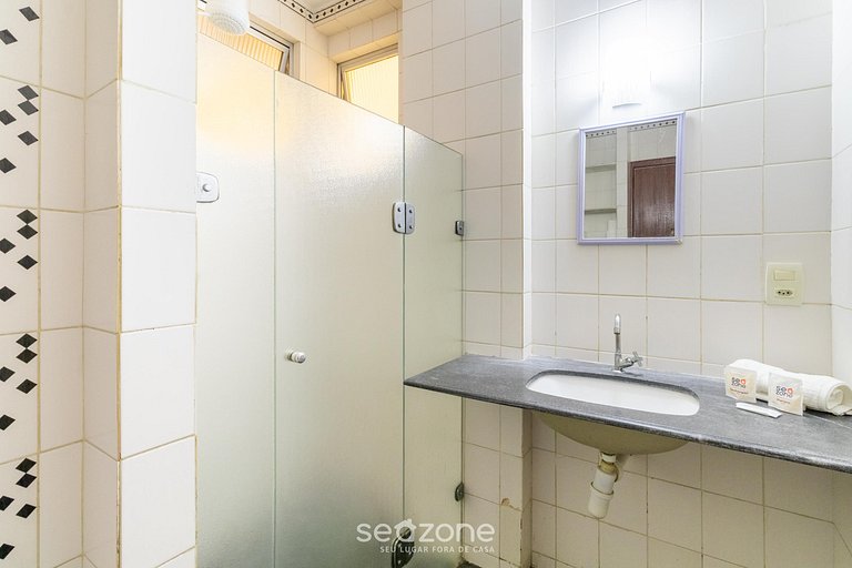 Apto en Cond. c/ Piscina y Vista Mar Braga SRB0101