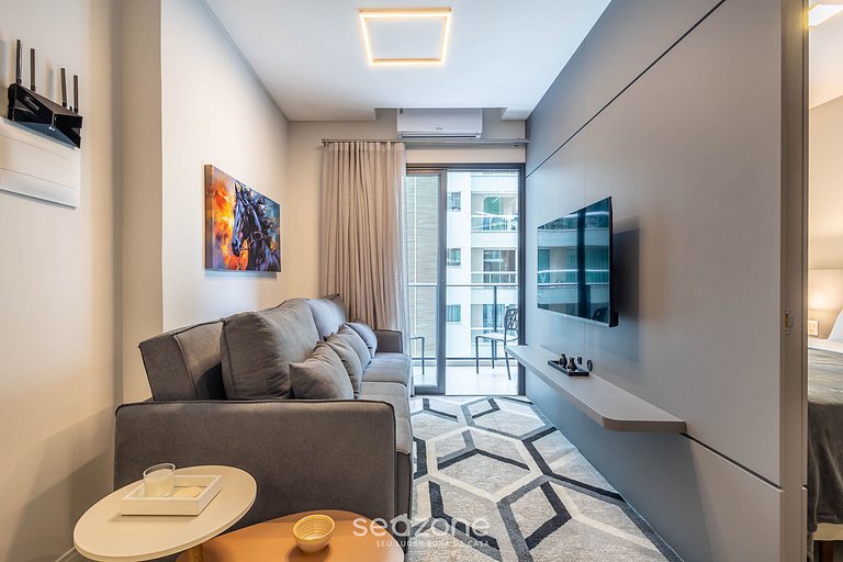 Apto en cond. c/ piscina a 220 m del mar FFS0402