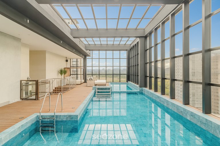 Apto en cond. c/ piscina a 220 m del mar FFS0402