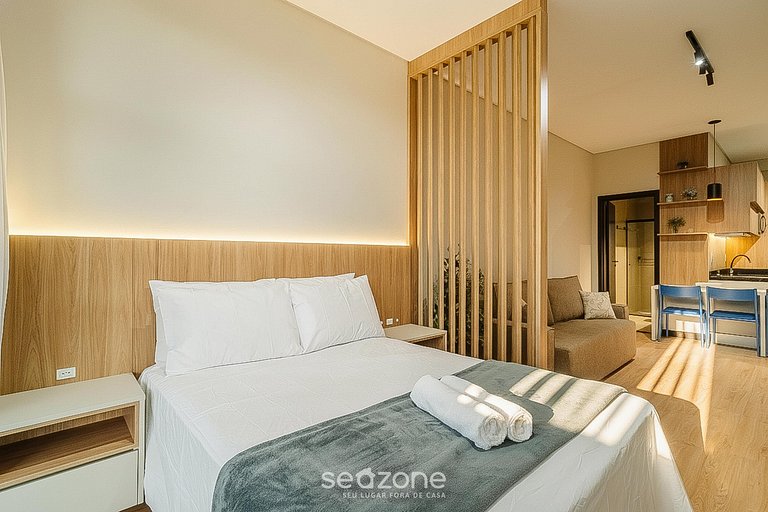 Moderno c/ piscina a 550 m da praia LDU0205