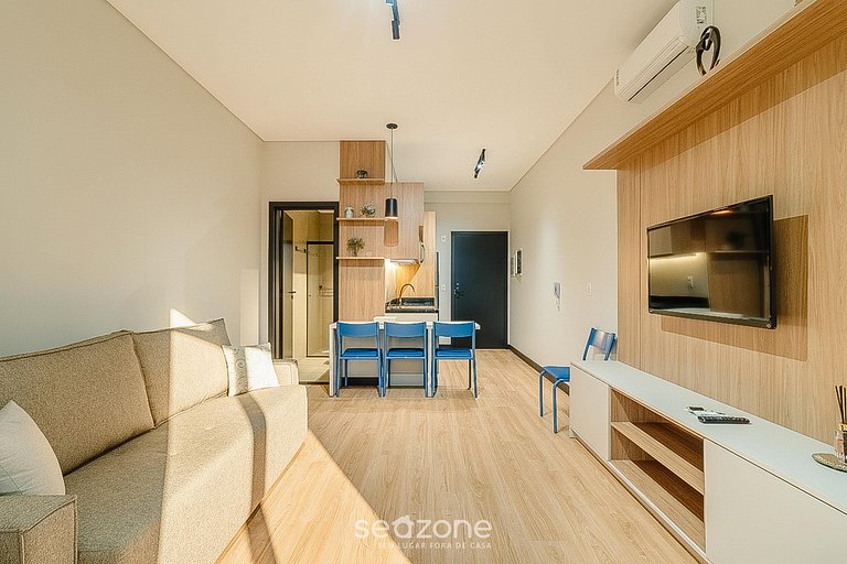 Moderno c/ piscina a 550 m da praia LDU0205