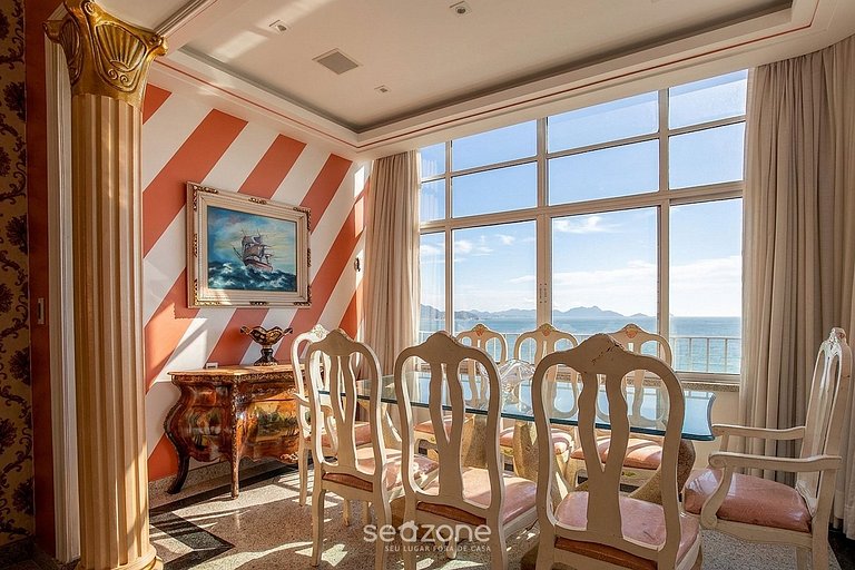 Apto en cond. c/ vista al Mar en RJ BRT1001