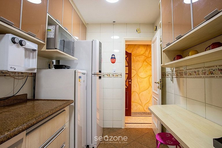 Apto en cond. c/ vista al Mar en RJ BRT1001