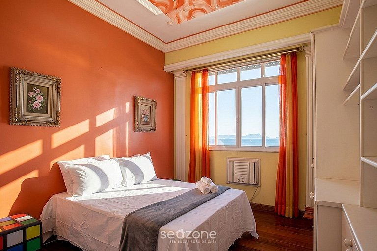 Apto en cond. c/ vista al Mar en RJ BRT1001