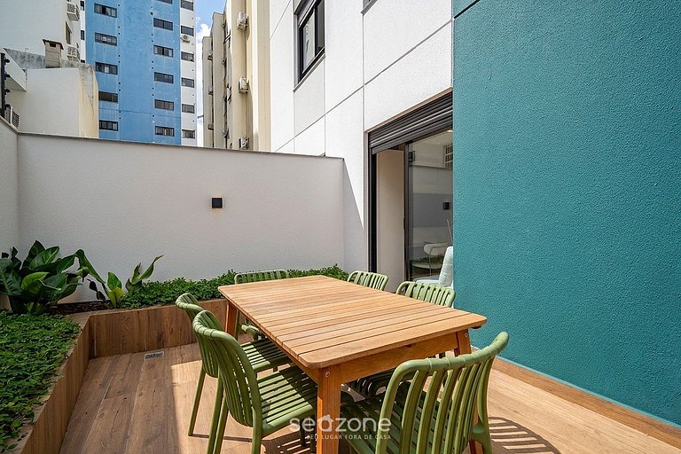 Moderno em prédio c/ garden no Centro PDK0002