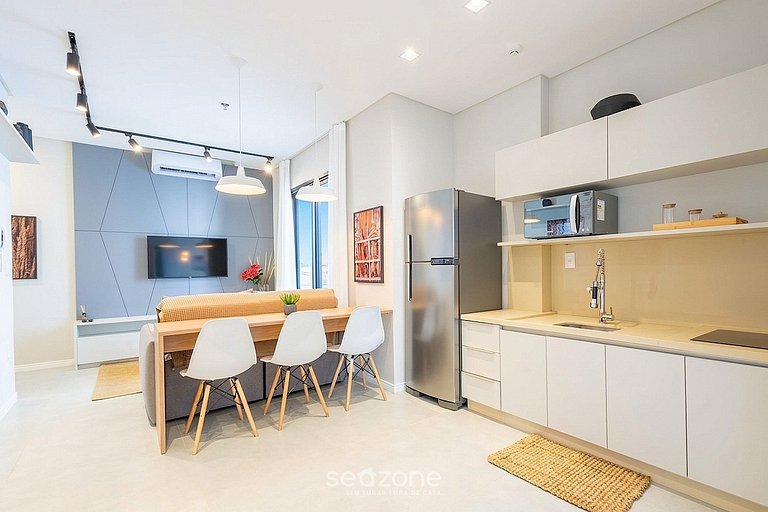 Studio em Cond. c/ Piscina Centro Itapema FFS0606