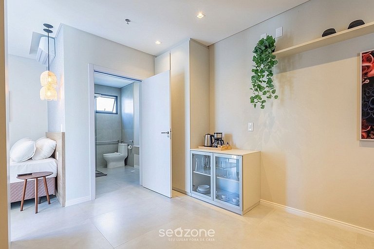 Studio em Cond. c/ Piscina Centro Itapema FFS0606