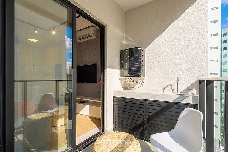 Studio en Condo c/ Piscina Centro Itapema FFS0606