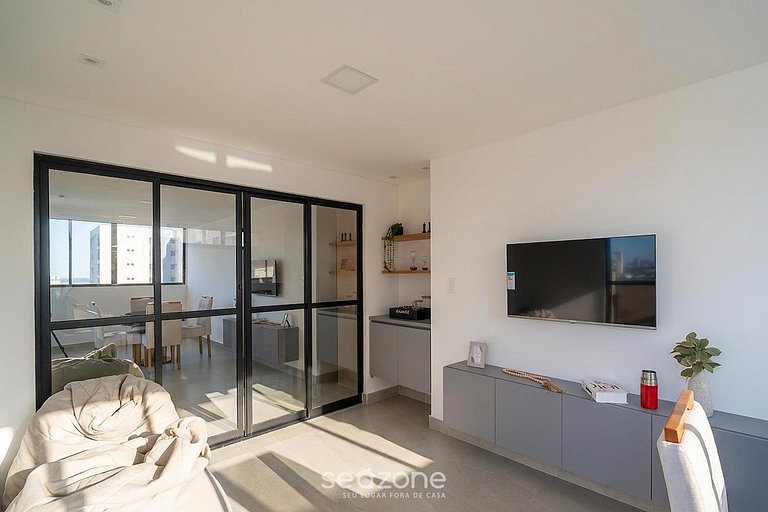 Apto c/ Ar a 300m da Praia em Intermares AZZ0406