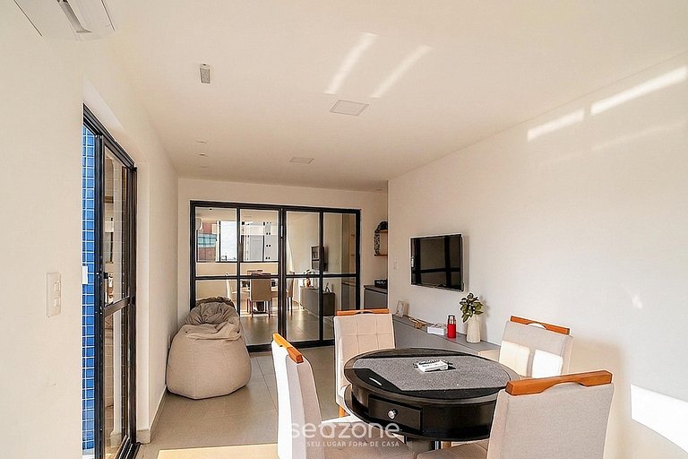 Apto c/ Ar a 300m da Praia em Intermares AZZ0406