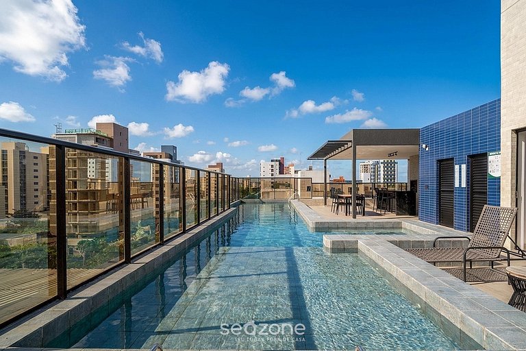 Apto c/ Ar a 300m da Praia em Intermares AZZ0406