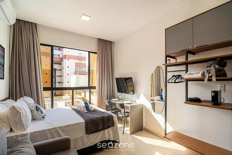 Apto c/ Ar a 300m da Praia em Intermares AZZ0406