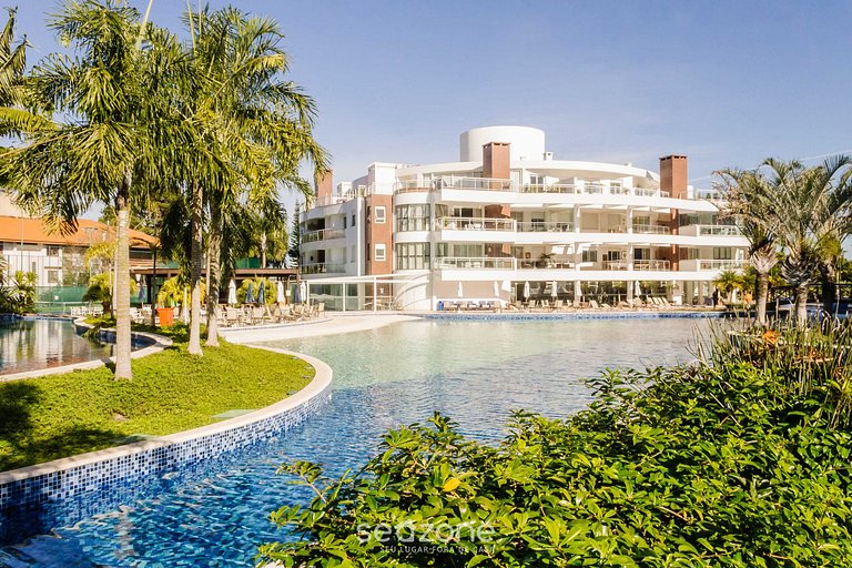 Apto em Resort c/ Piscina 200m da Praia MHE0114