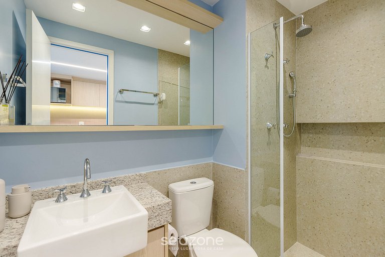 Studio em cond. c/ piscina a 300m do Metrô UOY1605