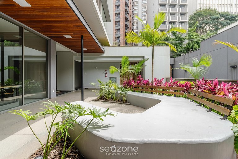 Studio em cond. c/ piscina a 300m do Metrô UOY1605