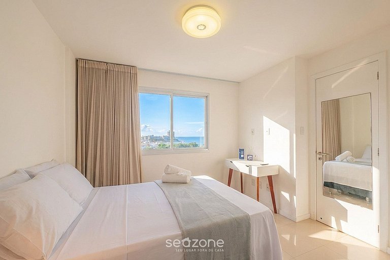 Apto en Cond. c/ Piscina Vista Mar Ondina OON0607