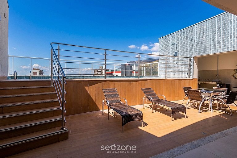 Studio em Cond. c/ Piscina no Centro MSU1106