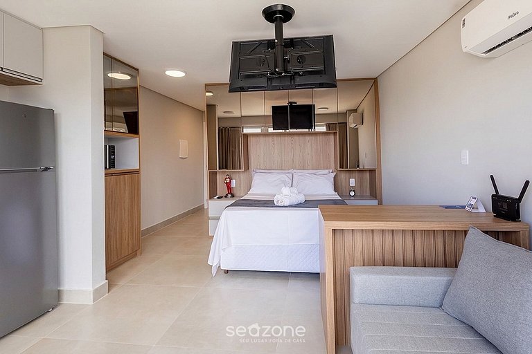 Estudio moderno en condominio con piscina MSU0701