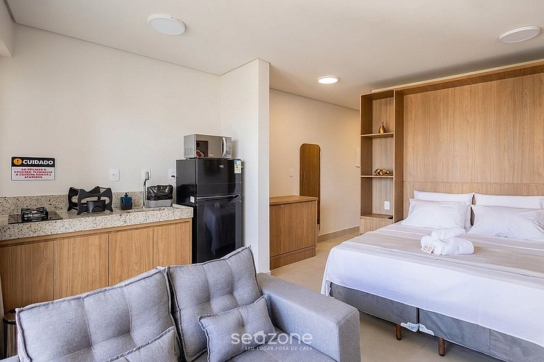 Estudio acogedor en condominio con piscina MSU0605