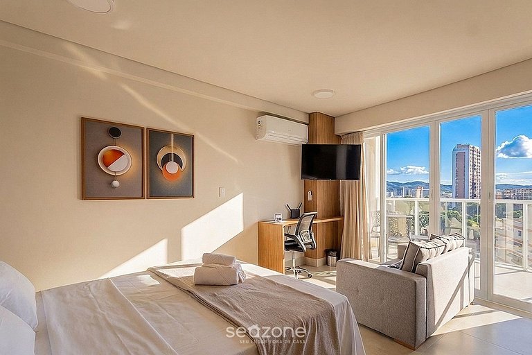 Estudio acogedor en condominio con piscina MSU0605