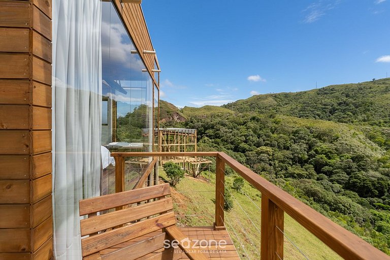 Cabaña con fantástica vista y jacuzzi VST029