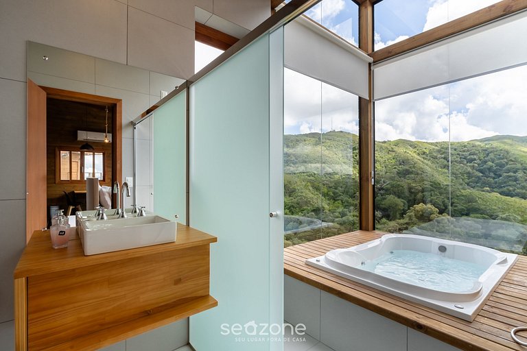 Cabana com vista fantástica e jacuzzi VST029
