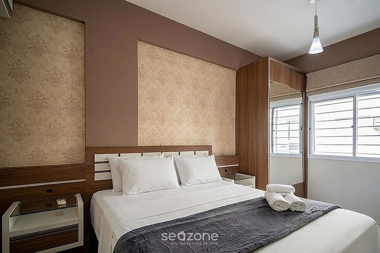 Apto c/ A/C a 550m de Playa BVR0102