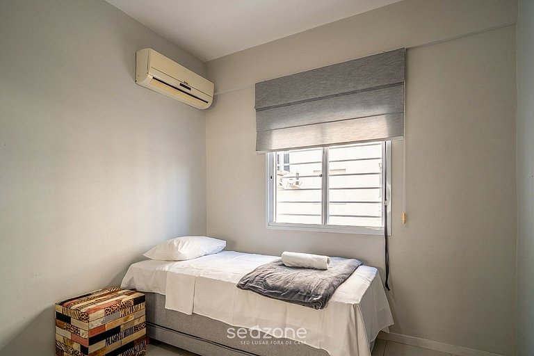 Apto c/ Ar Cond. a 550m da Praia BVR0102