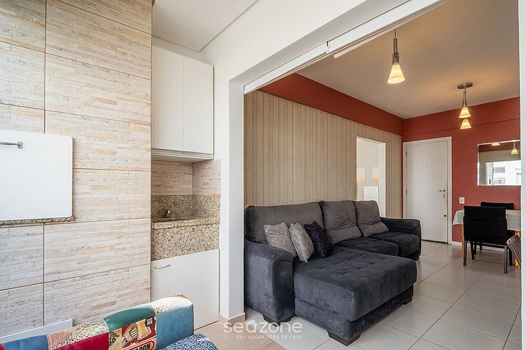 Apto c/ Ar Cond. a 550m da Praia BVR0102