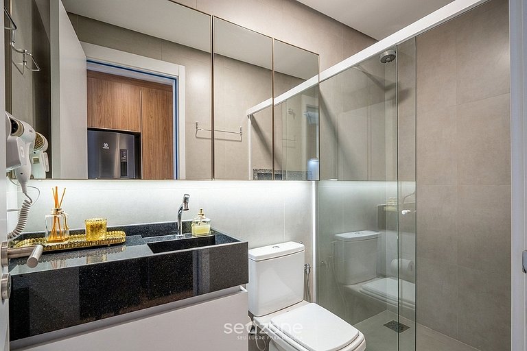 Studio en Cond. con Vista en Trindade VTD0727