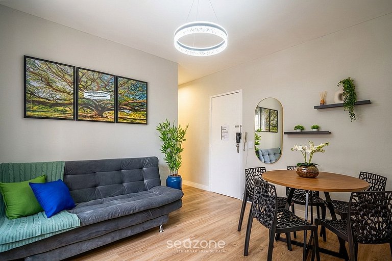 Apto c/ Aire Acond. en el Centro de Floripa BMC0508