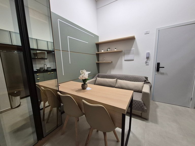 Studio en Condo c/ Balcón en Boa Vista PLA0107