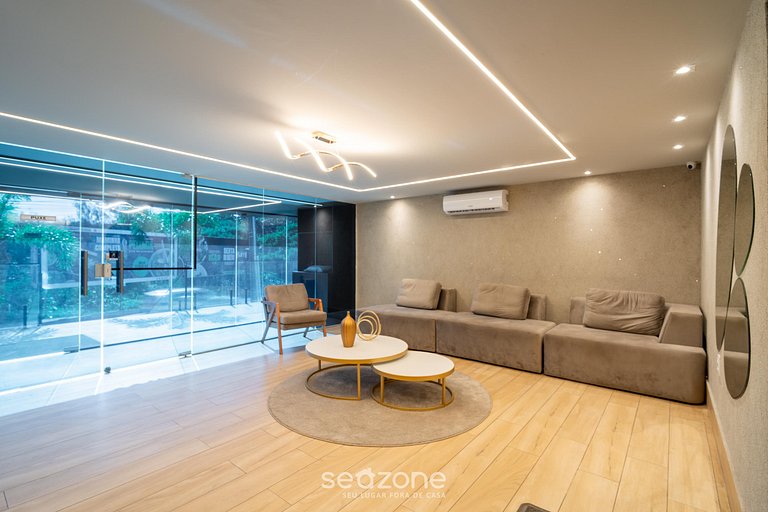 Apartamento charmoso a 110 metros da praia VEM0306