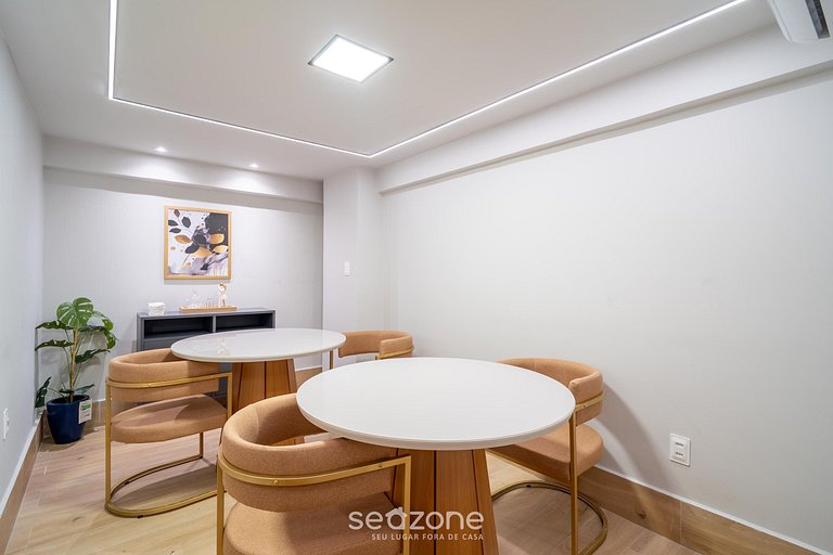 Apartamento charmoso a 110 metros da praia VEM0306