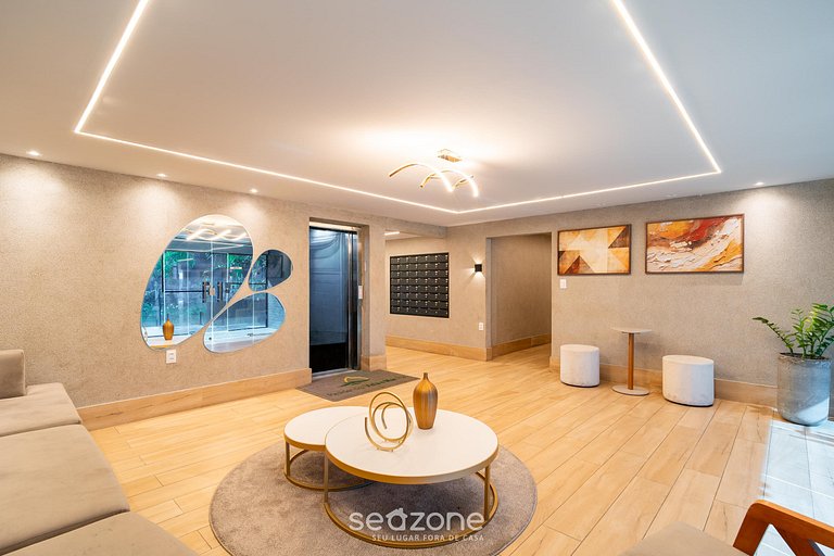 Apartamento charmoso a 110 metros da praia VEM0306