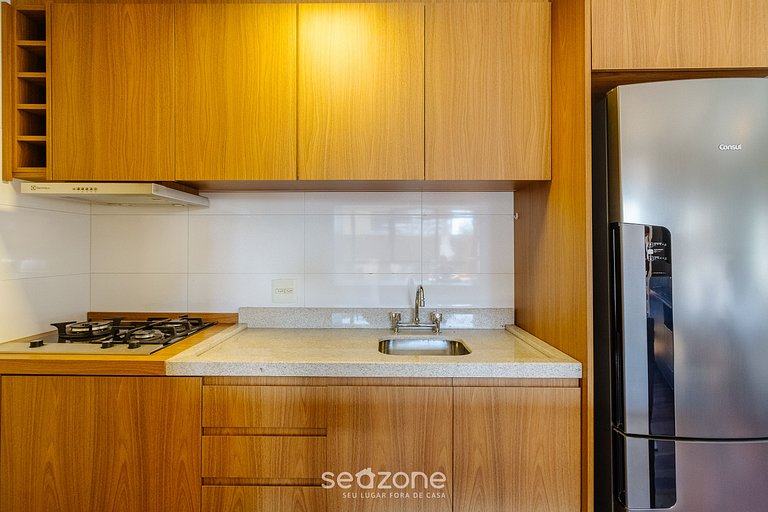 Studio c/ churrasq. priv. em POA LPK0302