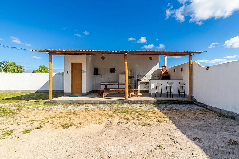 Casa em Cond. c/ churrasq. em Taperapuã CEU0001