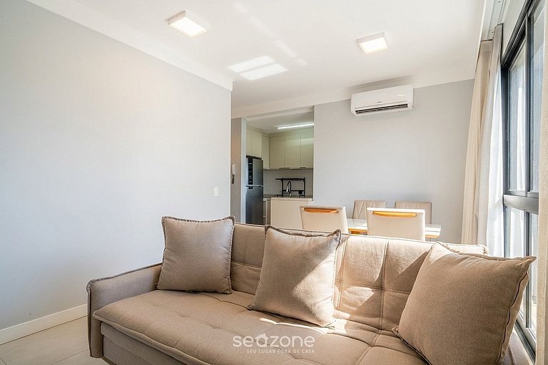 Apto climatizado em Canasvieiras RCQ0205