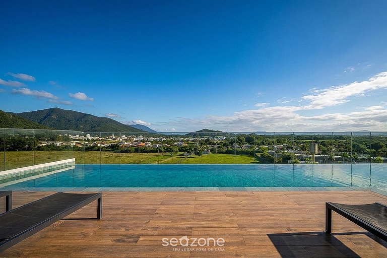 Apto en condominio con piscina en Floripa OKA0135