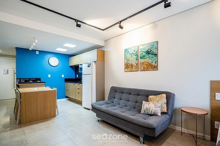 Moderno studio c/ piscina no Campeche OKA120