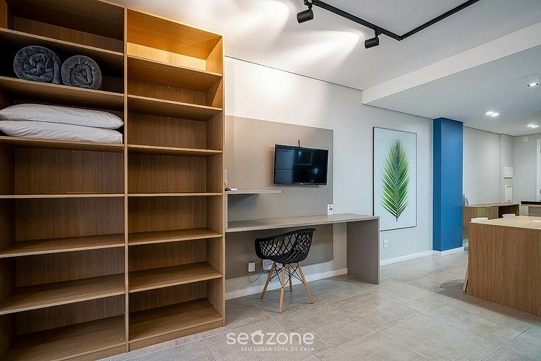 Moderno studio c/ piscina no Campeche OKA120