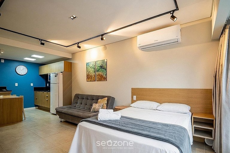 Moderno studio c/ piscina no Campeche OKA120
