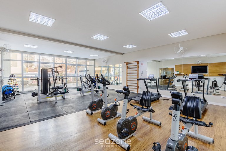 Studio em Cond. c/ Piscina no Centro NWC1007