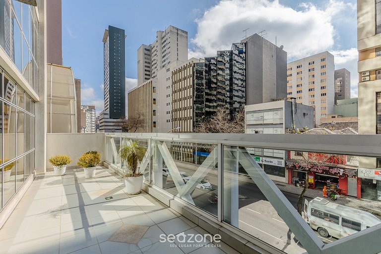 Studio em Cond. c/ Piscina no Centro NWC1007