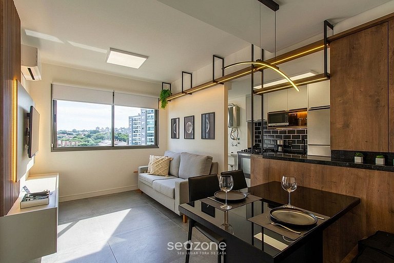 Apto. c/piso calefacc. en cond. c/piscina MCP1004