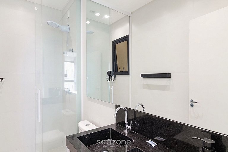 Apt c parrilla 90m de la playa de Perequê RIH0902