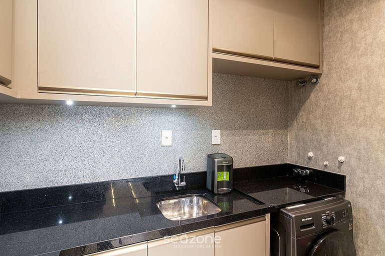 Apt c parrilla 90m de la playa de Perequê RIH0902
